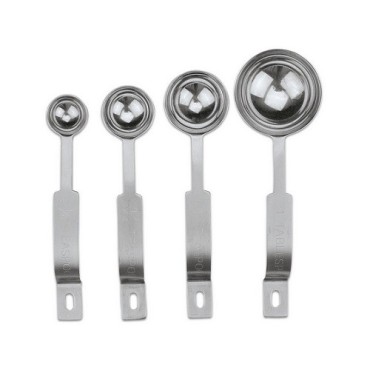 Städter Edelstahl Messlöffel Set (4 Stück) – Präzision für Backen & Kochen | Bakeria