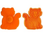Städter Cat Cookie Cutter with Ejector 6.5cm