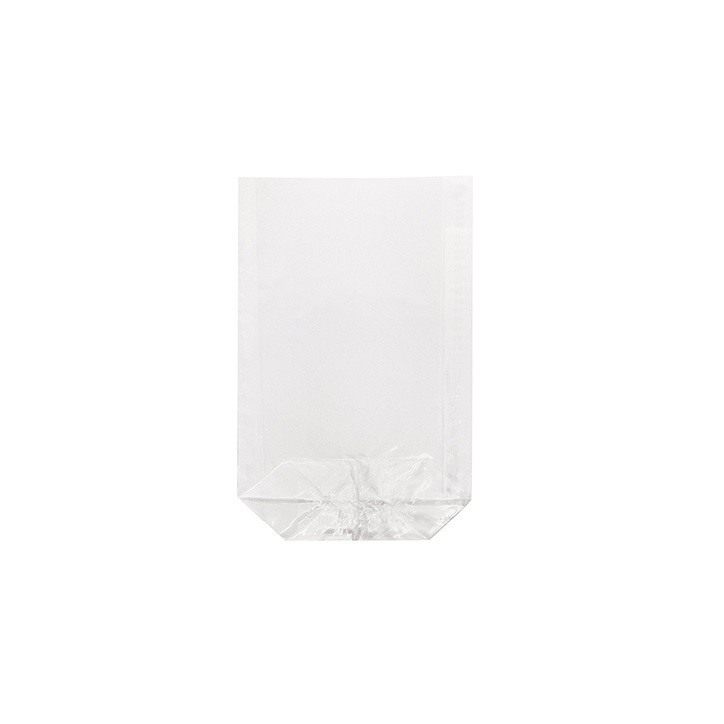 Sachets Transparent - 11.5x19 cm Cross Bottom Clear Bags (10 pcs)