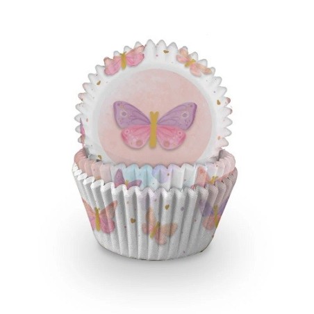 Anniversary House Butterfly Cupcakeförmchen (60 Stück) – Perfekt für Schmetterlings-Partys | Bakeria