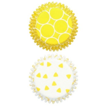 Birkmann Yellow Cupcake Cases (100 pcs) – Cheerful & Fresh for Spring & Easter | Bakeria