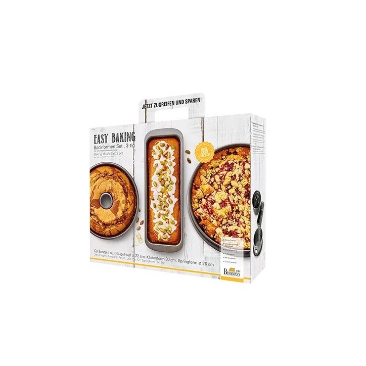 Birkmann Easy Baking Backformen-Set (3-teilig) – Für Perfekte Kuchen und Gebäck | Bakeria Birkmann Easy Baking Backformen-Set (3-teilig) – Für Perfekte Kuchen und Gebäck | Bakeria