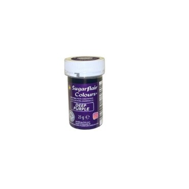 Sugarflair Spectral Paste Colour Deep Purple – Cake Design Lebensmittelfarbe für Fondant & Buttercreme