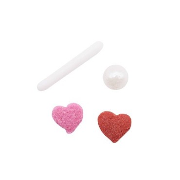 PME Valentine's Sprinkles – All the Love, 70g - Pink/White/Red