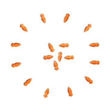 Easter Sprinkles Carrot - PME Easter Sprinkles - Mini Sugar Carrots