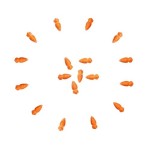 PME Easter Sprinkles - Mini Sugar Carrots, 76g PME Easter Sprinkles - Mini Sugar Carrots, 76g