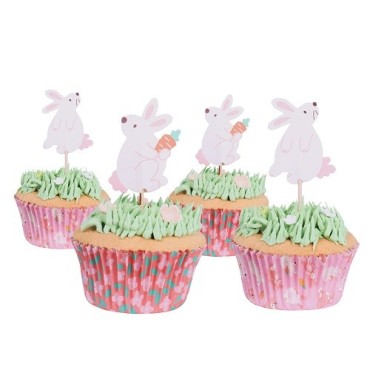 PME Cupcake Set Bunnies, 24 Stück