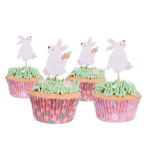 PME Cupcake Set Bunnies, 48-teilig