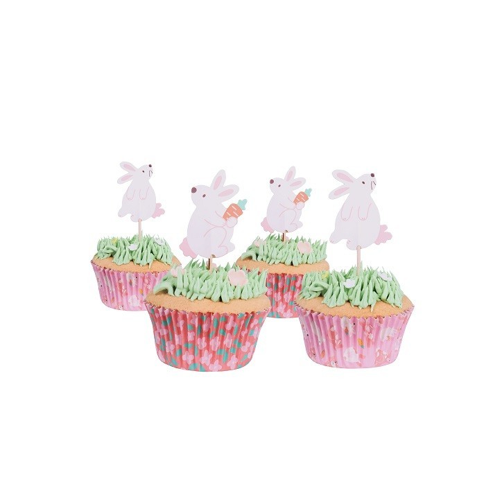 PME Cupcake Set Bunnies, 24 Stück