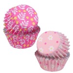 PME Mini Cupcake Cases Flowers, 60 pcs