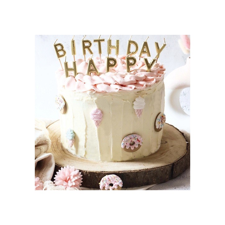 Scrap Cooking Happy Birthday Gold Candles Scrap Cooking Happy Birthday Gold Candles
