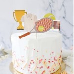 ScrapCooking Tennis Cake Toppers, 5 pcs