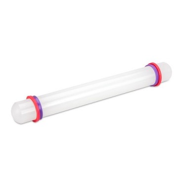 Cake Design Rolling Pin - Rolling Pin with Spacers – Perfect for Rolling Fondant & Dough