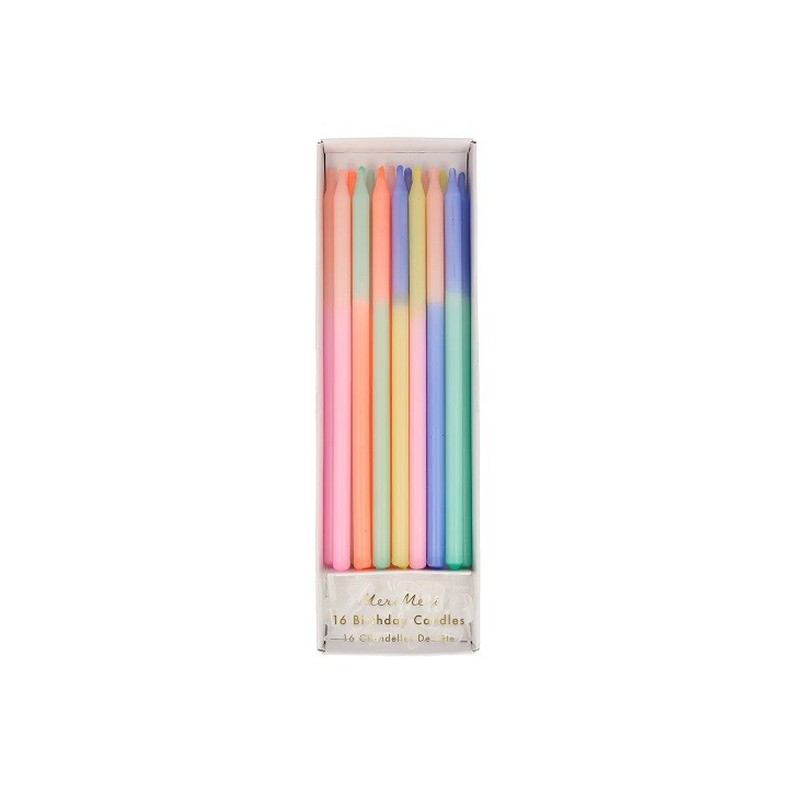 Meri Meri Multi Colour Birthday Candles, 16 Pieces β Colorful Cake Candles for Any Party | Bakeria Meri Meri Multi Colour Birthday Candles, 16 Pieces β Colorful Cake Candles for Any Party | Bakeria