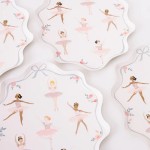 Meri Meri Ballerina Teller, 8 Stück