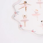 Meri Meri Ballerina Teller, 8 Stück