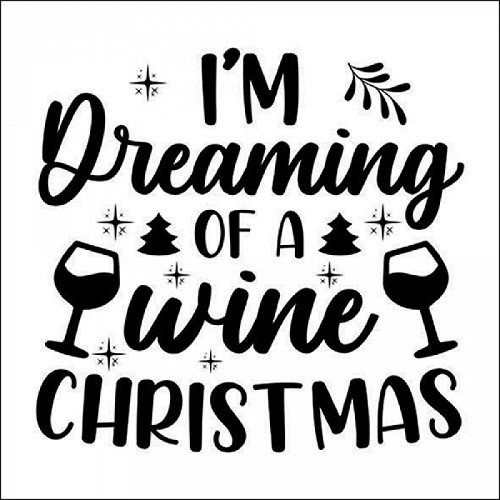 Ambiente Wine Christmas Napkins, 20 pcs