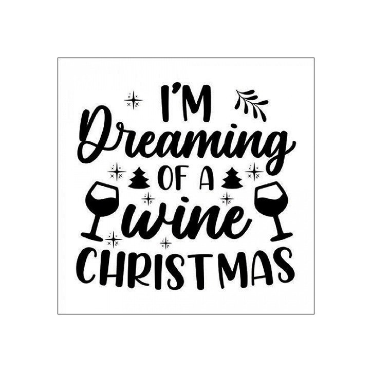 Ambiente Wine Christmas Napkins, 20 Pieces 🍷🎄