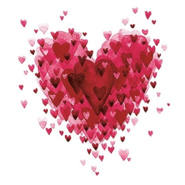 Heart of Hearts Napkins perfect Tabledecoration for Weddings