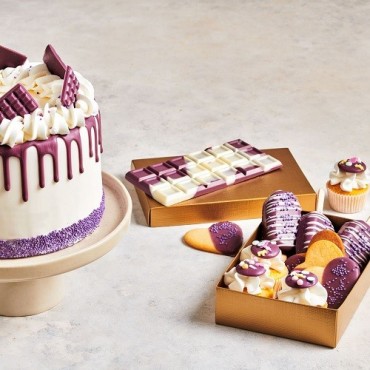 FunCakes Deco Melts Purple – Perfect for Drip Cakes, Cake Pops, Cupcakes, and More in Purple