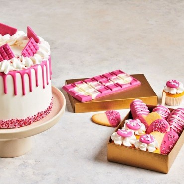 FunCakes Deco Melts – Raspberry Flavor, 250g – Perfect for Cake Pops, Drip Cakes, and Donuts