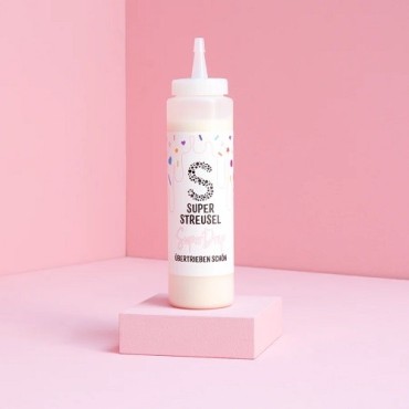 Super Streusel SuperDrip White 300g – Perfect Drip Icing for Cakes & Desserts