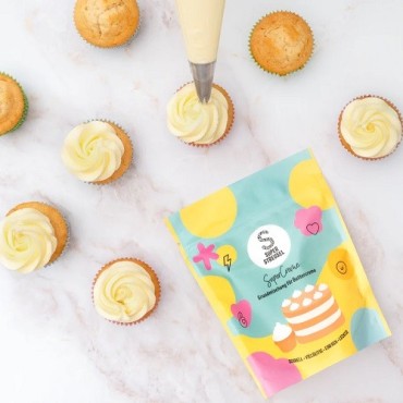 Super Streusel SuperCreme Mix 200g – Perfect Cream for Cakes, Cupcakes & More