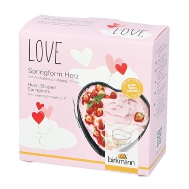 Birkmann Mini Heart Baking Pan 11cm – The Perfect Baking Pan for Small Cakes with Love