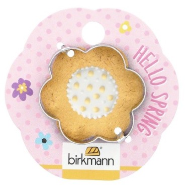 Birkmann Flower Cookie Cutter on Blister 40mm