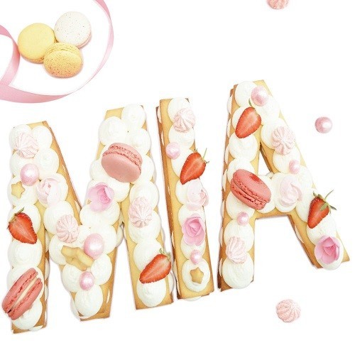 ScrapCooking Letter Cake Schablonen A-Z