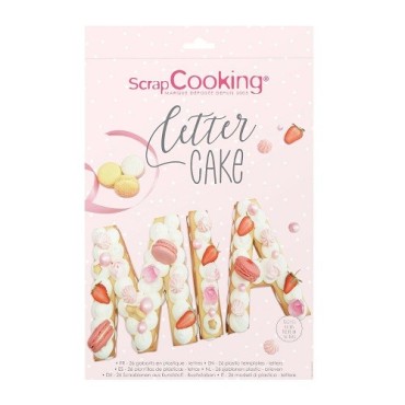 ScrapCooking Letter Cake Schablonen Set – Perfekt für personalisierte Geburtstagskuchen
