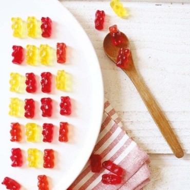 ScrapCooking Gummibär Silikonform – Perfekt für Mini-Gummibärchen aus Gelatine und Schokolade