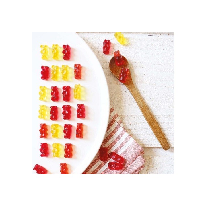 ScrapCooking Gummibär Silikonform – Perfekt für Mini-Gummibärchen aus Gelatine und Schokolade ScrapCooking Gummibär Silikonform – Perfekt für Mini-Gummibärchen aus Gelatine und Schokolade