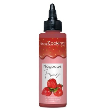 Erdbeer Nappage - Erdbeer Glasur Topping in praktischer Squeeze Flasche