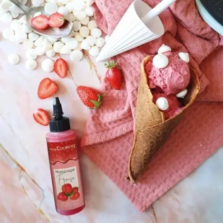 Strawberry Glaze Topping - Strawberry Nappage in Squeeze bottle