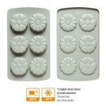 Decora Decor Flex Duo Flower Silicone Mold for 6 pcs
