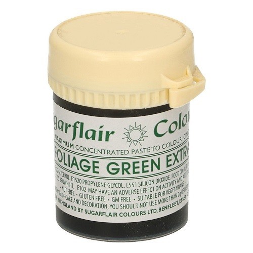 Sugarflair Maximum Concentrated Paste Colours - Extra Green, 42g