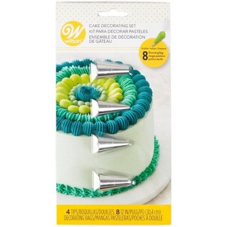 Wilton Cake Decorating Set/12 – Versatile Decorating Tip Set for Creative Cake Decoration
