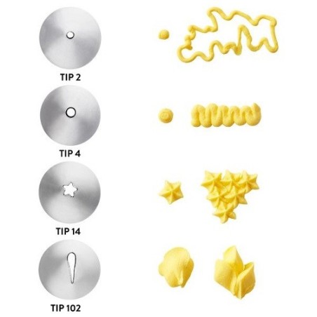 Wilton Cookie Spritztüllen Set 12-teilig – Komplettes Set für kreative Keksdekoration