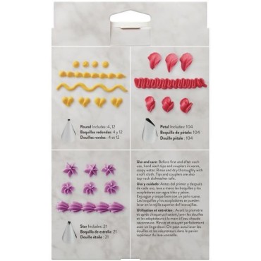 Wilton Cake Decorating Set 18-Piece – Perfect Set for Creative Cake Decoration