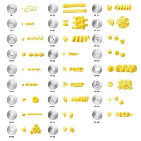 Wilton Deluxe Decorating Tip Set/29 – 29-teiliges Set für professionelle Kuchendekoration