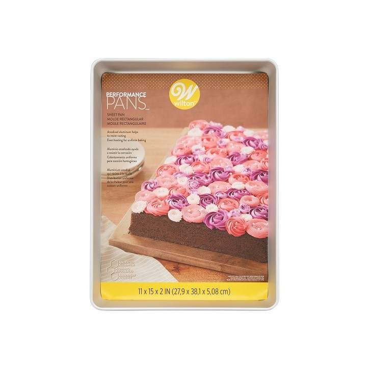 Wilton Performance Pans Oblong Backform 28x38 cm – Perfekt für Sheet Cakes