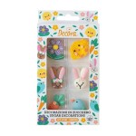 Decora Happy Easter Sugar Decorations, 6 pcs Decora Happy Easter Sugar Decorations, 6 pcs