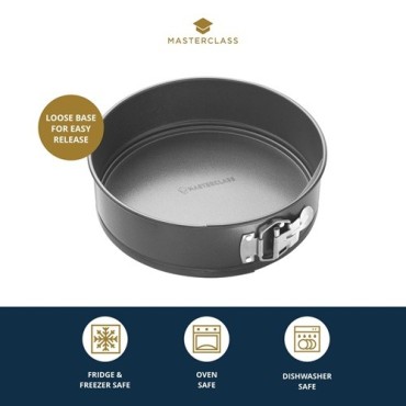 MasterClass Springform 25cm – Antihaft & mit Hebeboden