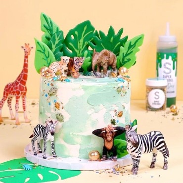 SuperStreuse Boho Baby Sugar Decorations, 90g – Add a Tropical Vibe to Your Bakes! 🌿✨