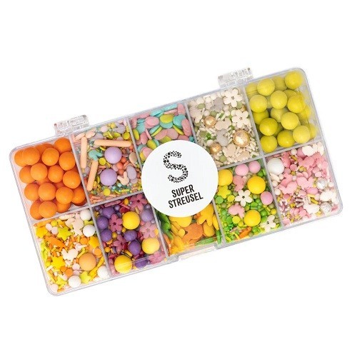 Super Streusel SuperBox Mรผmmelhase Sprinkles, 250g Super Streusel SuperBox Mรผmmelhase Sprinkles, 250g
