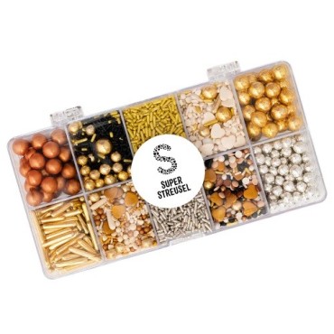 SuperStreusel SuperBox Goldrush, 250g – The Ultimate Sprinkle Box for Sparkling Bakes 🌟✨