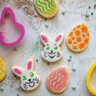 Decora Easter Cookie Cutter & Stencil Set