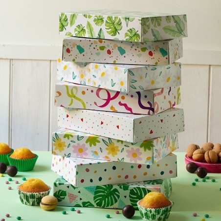 Decora Assorted Cheerful Design Gift Boxes Set, 8 pcs