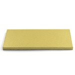 12mm Oblong Cake Board Gold, 40x60cm